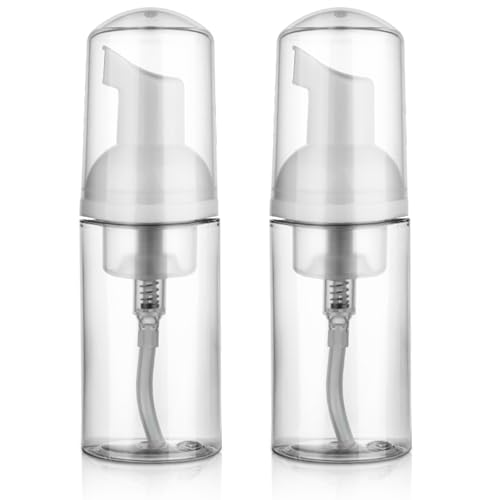Mozeat Lens 2 Pack 30ml Travel Foam Pump Dispenser Bottles