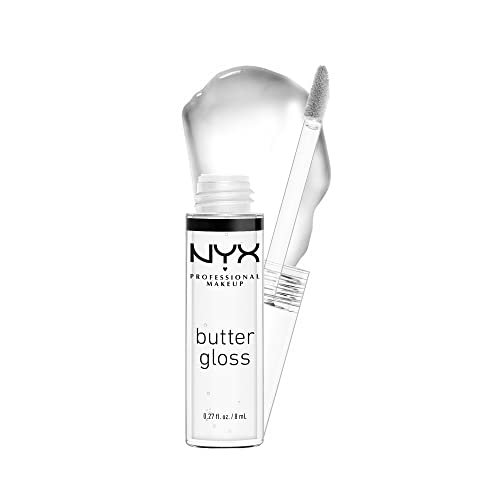 NYX Professional Makeup Brow Gel & Lip Gloss Set - Clear Brow Styler & Soft Shine Gloss