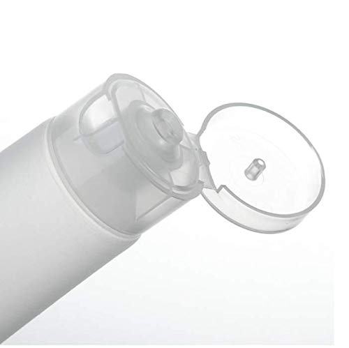 Travel Clear Plastic Squeeze Bottles 30ml with Flip Cap & Filling Tool - Leakproof TSA Compliant Toiletry Containers (24 Pack)