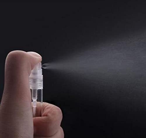 10 Pack Mini 2ml Clear Glass Perfume Atomizer Spray Bottles