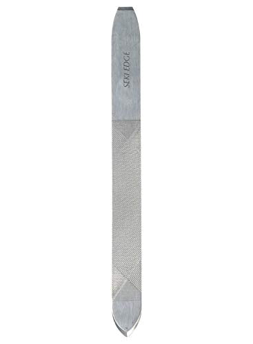 Seki EDGE Nail File with Pusher - 1 Count, All-in-One Manicure Tool