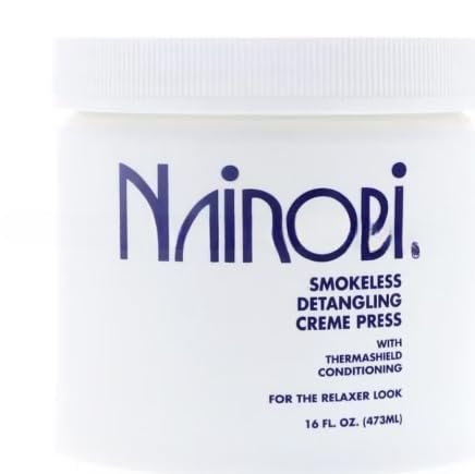 Smokeless Detangling Creme Press - 16oz | Effortless Styling with Comb Included