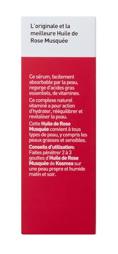 Kosmea Rose Hip Oil 10ml - 100% Pure, Premium Quality, Anti-Aging