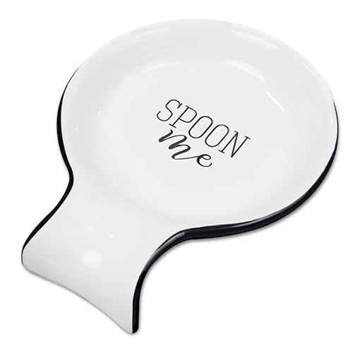 Ceramic Spoon Rest for Kitchen - Stylish Spoon Me Design