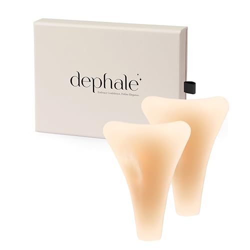 Dephale Silicone Camel Concealer Toe Pads 2-Pack for Swimwear & Leggings
