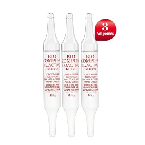 Bio Complex Bioactivo High Shine Hair Conditioner Ampoules, 3 Pack