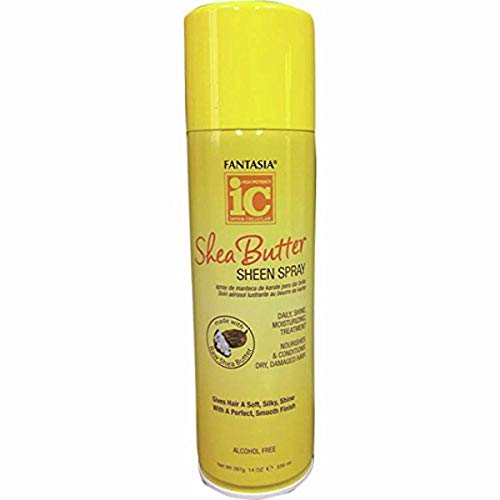 Fantasia IC Shea Butter Sheen Spray 14 oz - Nourishing Hair Shine