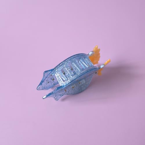 Fantasy Cuttlefish Hair Claw Clip - Durable Acetate Ocean Animal Design