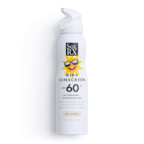 SolRX Sport Kid's Sunscreen Spray SPF 60+ - 6 Ounce, Reef Friendly