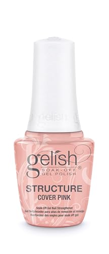 Gelish Self-Leveling Structure Gel – Cover Pink, 15mL for Stronger Nails