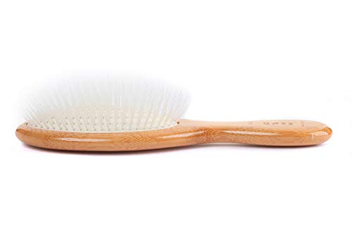 Bass Purse Size Oval Nylon Brush - Compact Hair & Grooming Tool