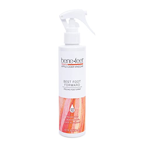 Benefeet Peeling Spray for Feet - 6.7 oz Exfoliator for Cracked Heels, Corns & Calluses