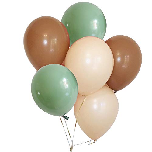 60 PCS Sage Green Eucalyptus Balloon Garland Kit - Rustic Decor