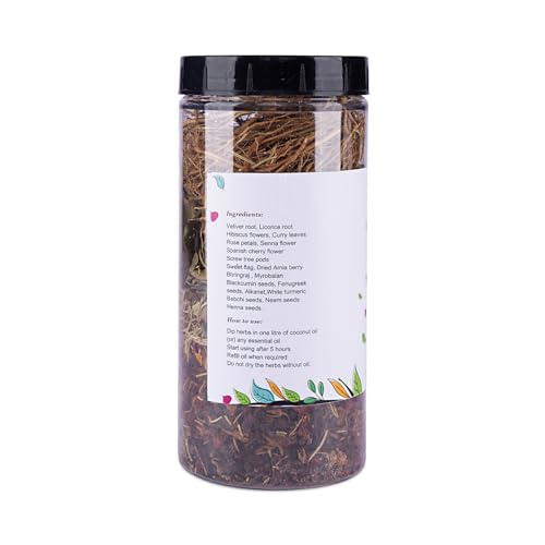 LuxePureva Herbal Hair Growth Oil Mix for Thinning & Long Hair - Natural Hair Treatment for Women & Men