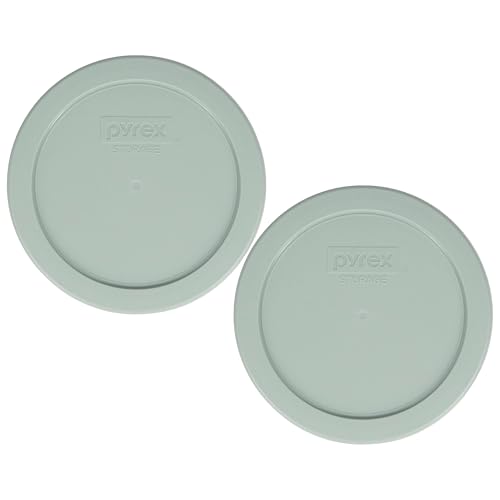 Pyrex 7201-PC Tranquil Green 4-Cup Replacement Lids (2-Pack)