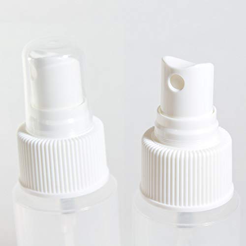 Travel Size 2oz Clear Plastic Spray Bottles - Set of 3