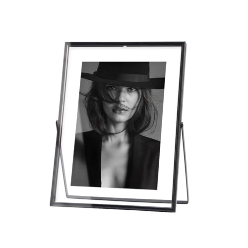 IZIDDO Black Floating Frame 5x7 for Vertical Display - Modern Design