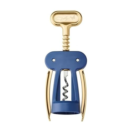 Dolly Parton Wing Corkscrew - Blue & Gold Wine Bottle Opener