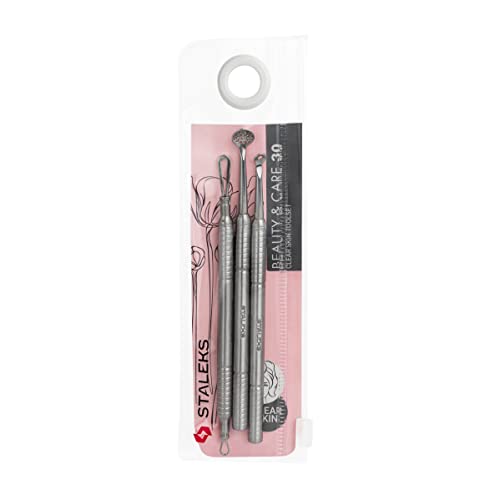 Staleks 3-Piece Pimple Popper Tool Kit – Stainless Steel Acne Extractors