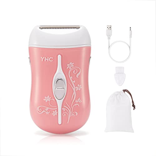 YHC Electric Razor for Women ? Cordless Rechargeable Shaver for Legs, Underarms, and Bikini with Hypoallergenic Foil