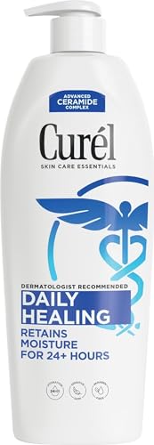 Curel Daily Healing Body Lotion for Dry Skin, 20 Oz - Hydrating & Non-Greasy