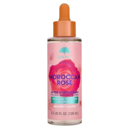 Tree Hut Moroccan Rose After Shave Serum, Helps Keep Skin Smooth & Soothed After Shaving, Sensitive, 4.3 Fl Oz