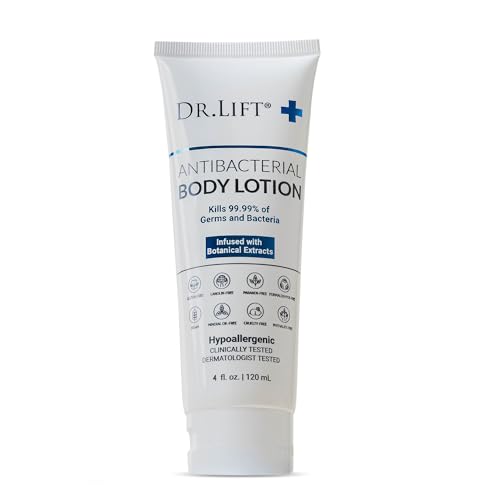 DR. LIFT Antibacterial Body Lotion - Hydrating, Vitamin Infused, 4 Oz