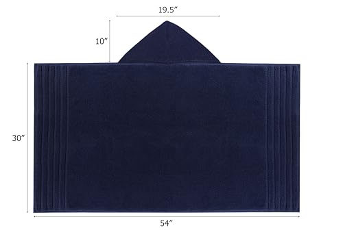 Hooded Bath Towel for Kids - 100% Cotton, Soft & Absorbent, 30x54
