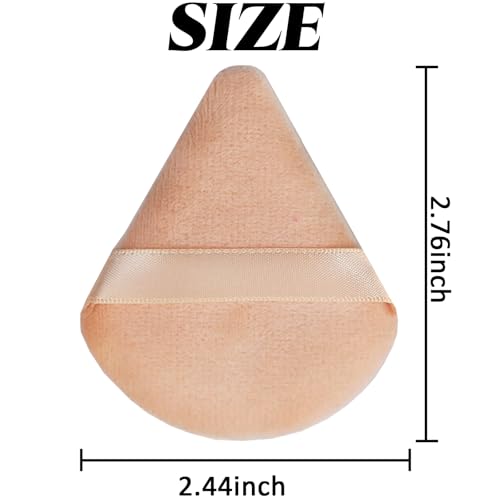 GXXMEI 30PCS Triangle Makeup Powder Puffs for Foundation & Blush