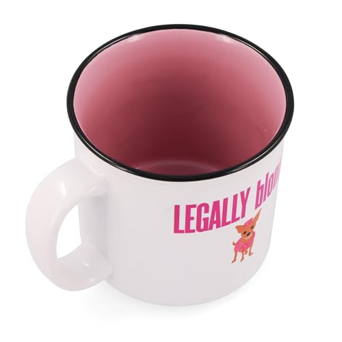 Legally Blonde Camper Mug | 20 Oz Glitter Ceramic Coffee Cup
