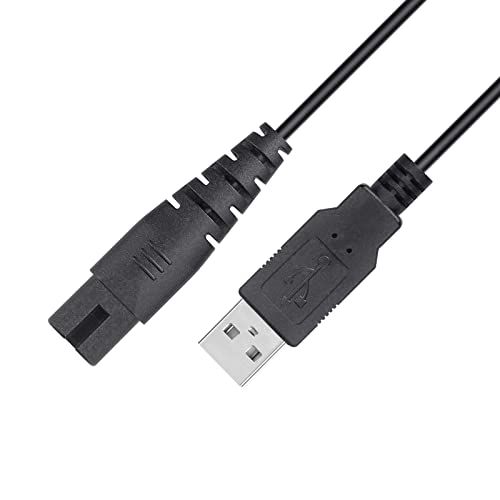 Water Flosser Replacement Power Cords – USB to 2-Prong Cable for COSLUS & Mospro