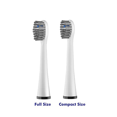 Waterpik Compatible Flossing Toothbrush Heads - 3 Pack Replacement for Sonic Fusion