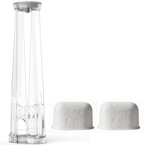 Keurig Water Filter Holder with 2 Replacement Filters - Compatible with Tall Reservoir Models