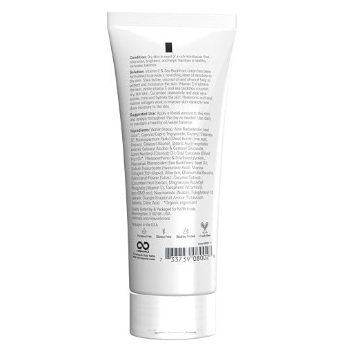Vitamin C & Sea Buckthorn Lotion for Dry Skin - 8oz Moisturizer