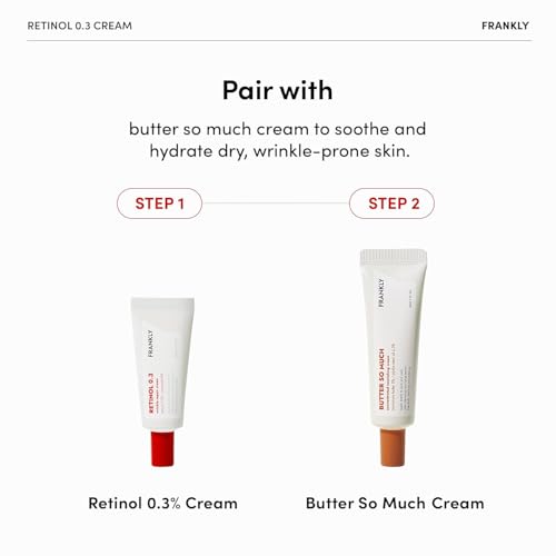 FRANKLY Retinol 0.3% Cream - Anti-Aging & Hydrating 0.7oz