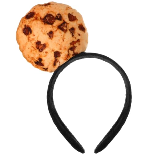 Cookie Headband for Girls - Fun Cartoon Food Accessory for Halloween & Parties