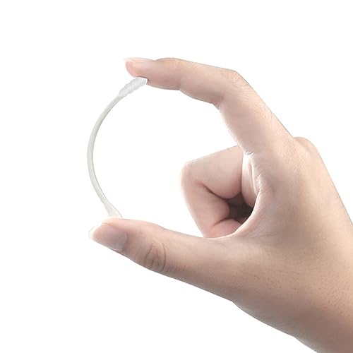 HOMEFOX Organic Cotton Swabs - 400 Count Spiral & Round Tips