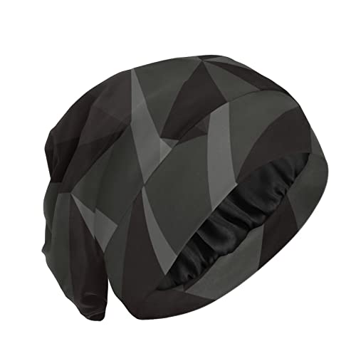 ElliTarr Satin Lined Sleep Cap - Slouchy Beanie for Hair Protection