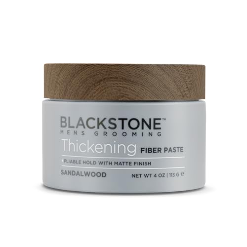 Blackstone Men's Thickening Fiber Paste - Volumizing Hair Styling Gel (4 oz)