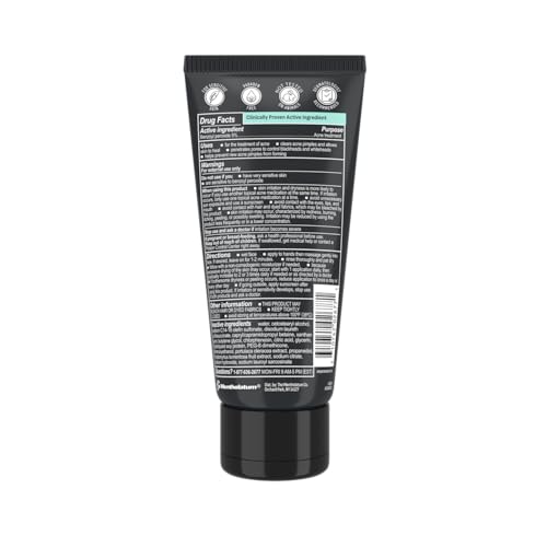 Oxy Acne Cream Cleanser for Sensitive Skin - 5% Benzoyl Peroxide (Pack of 2)
