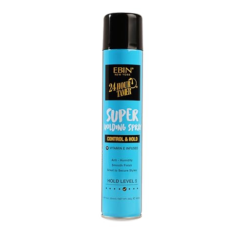 EBIN NEW YORK 24H Super Holding Hair Spray - Control & Volume, 11.97 Oz