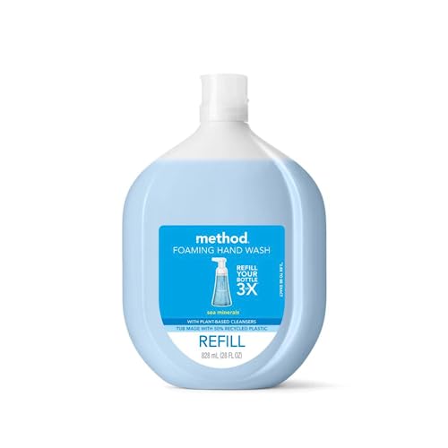 Method Foaming Hand Soap Sea Minerals Refill & 10 oz Bottle - Biodegradable