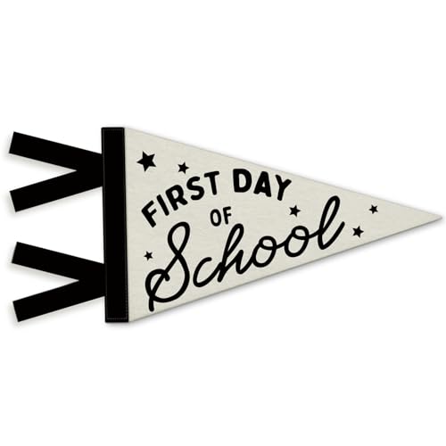First Day of School Pennant Flag for Kids - Photo Prop & Decor