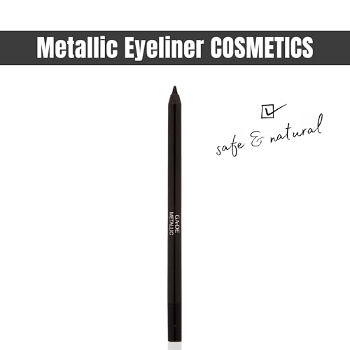 GA-DE Metallic Black Eyeliner 100 Waterproof Velvety Eye Pencil