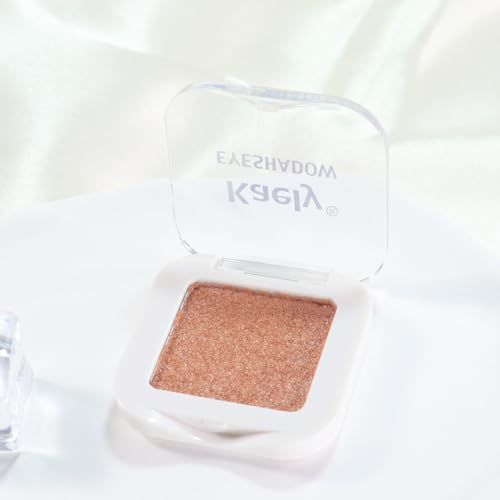 evpct Champagne Gold Glitter Eyeshadow Palette - High Pigment Cream Shades
