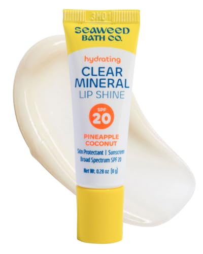 Hydrating Clear Mineral Lip Shine SPF 20 - Pineapple Coconut Flavor