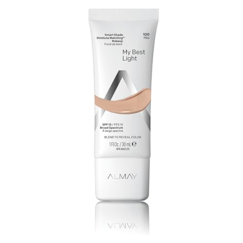 Almay Smart Shade Foundation - Skintone Matching Makeup with SPF 15