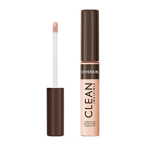 Covergirl Clean Invisible Concealer Light Beige 107 - Hydrating, Vegan, 0.23oz