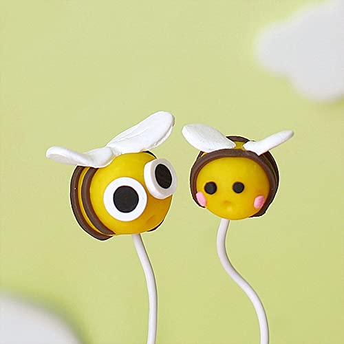 Bumble Bee Cake Toppers - 11Pcs Honeycomb Flower Picks for Baby Shower & Birthday Parties