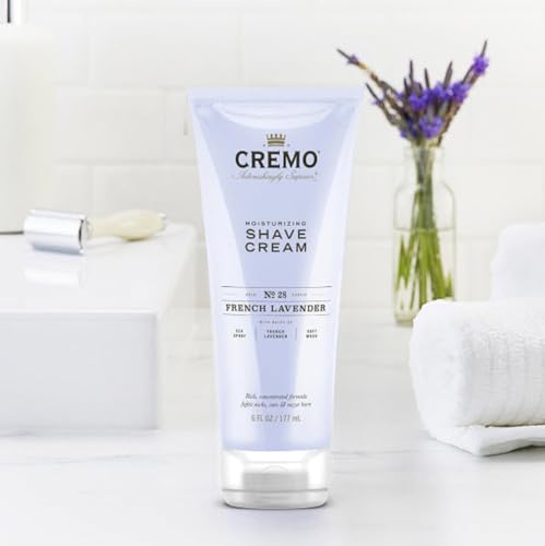 Cremo Women’s Shaving Cream Sensitive Skin French Lavender 6 Fl Oz Pack of 2